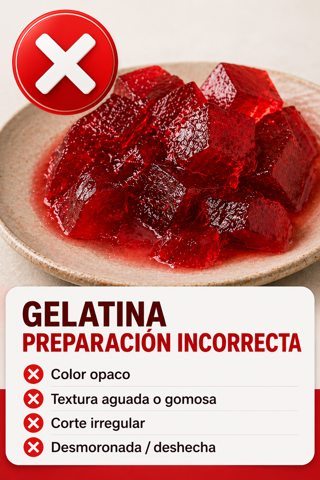 Errores que bloquean resultados