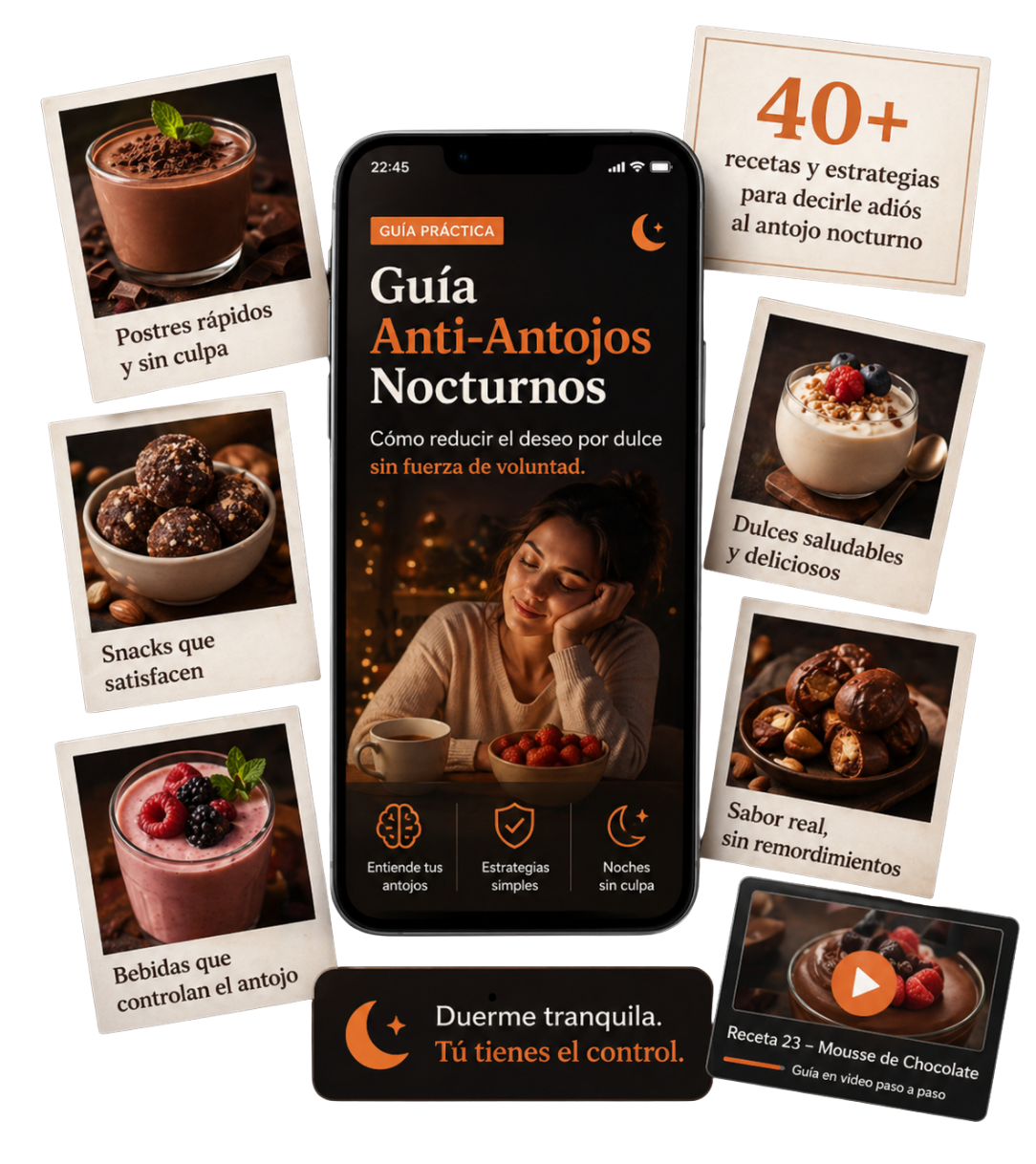 Elimina los antojos nocturnos sin depender de fuerza de voluntad